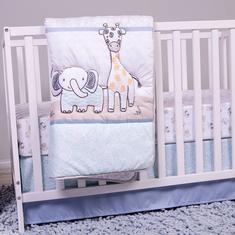 My Baby Sam Heart of Gold Crib Bedding Set - 9pc
