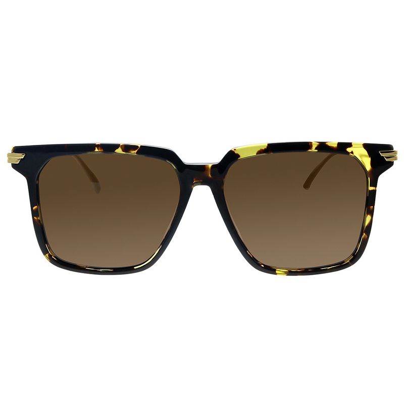Bottega Veneta BV 1006S 002 Unisex Square Sunglasses Havana 55mm