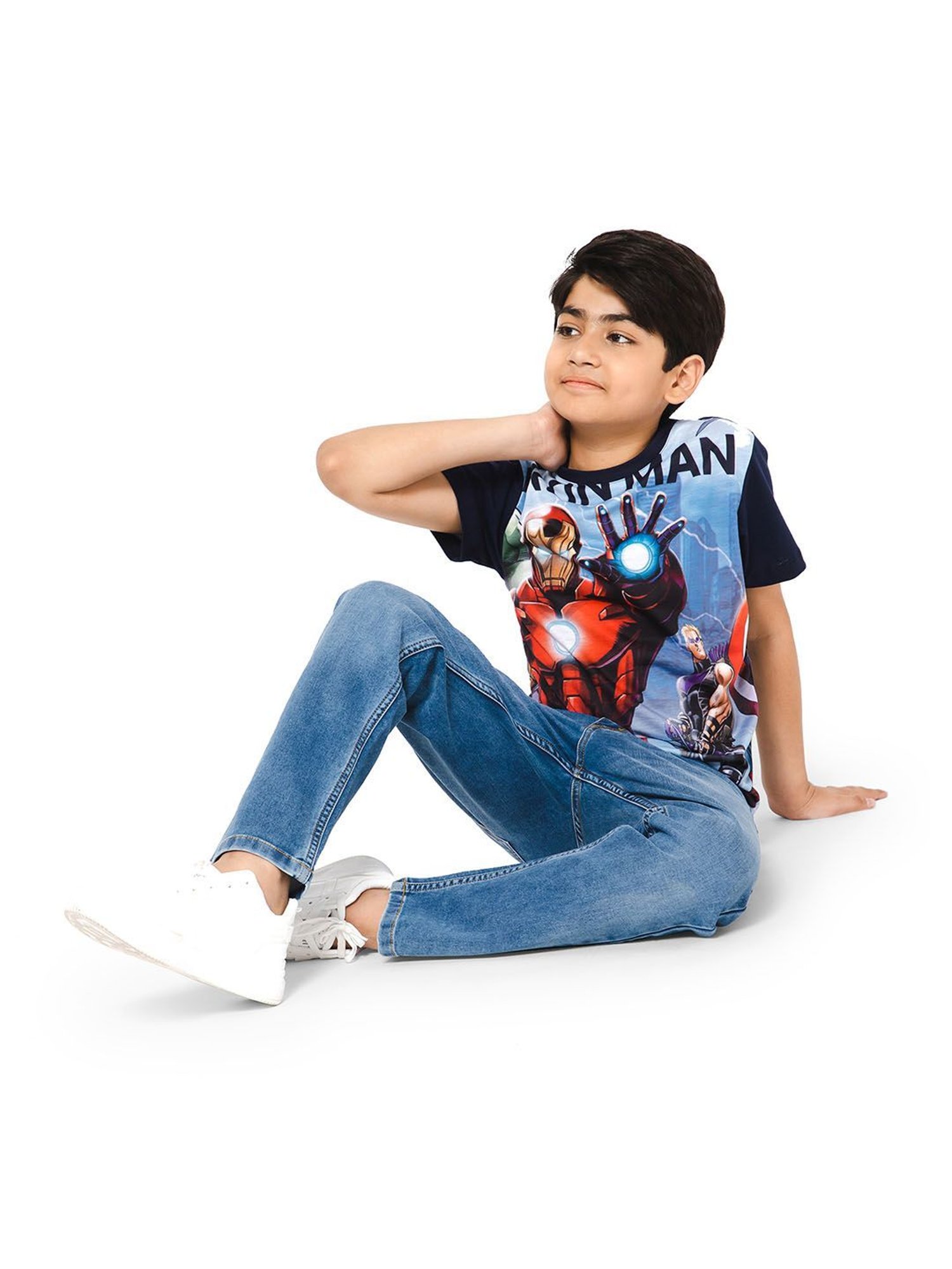 Bodycare Kids Blue Printed T-Shirt