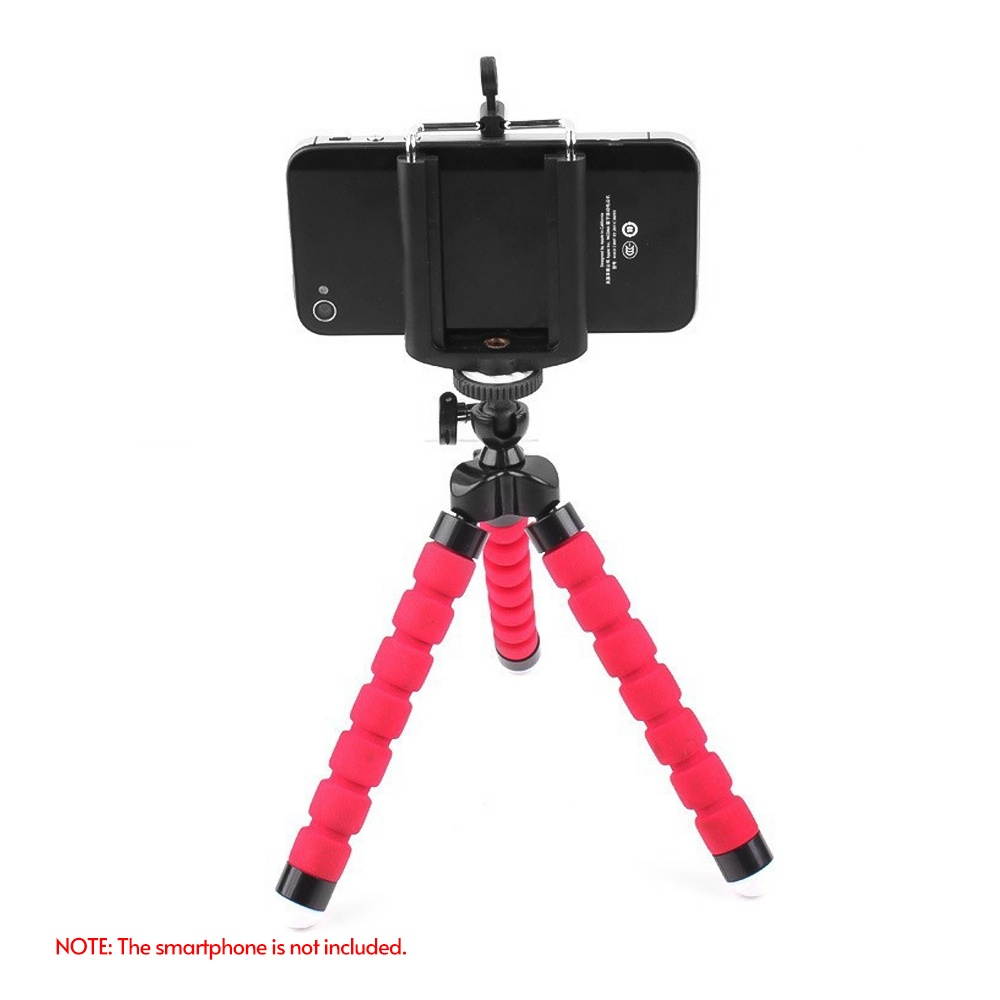 Portable Mini Octopus Tripod Stand with Phone Holder for Live Streaming Selfie