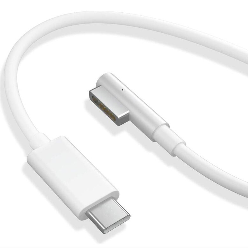 USB-C Type C to Magsafe 1 L-Tip Power Adapter  Charging Cable Compatible with MacBook Air Pro 15 inch 17 inch Before Year 2012(with Magsafe 1 L Shape tip)