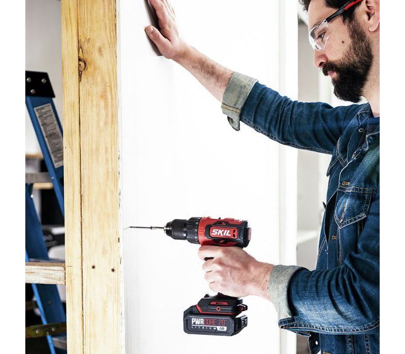 Skil DL529303 PWRCore 20 20V Brushless Lithium-Ion 1/2 in. Cordless Drill Driver Kit (2 Ah)