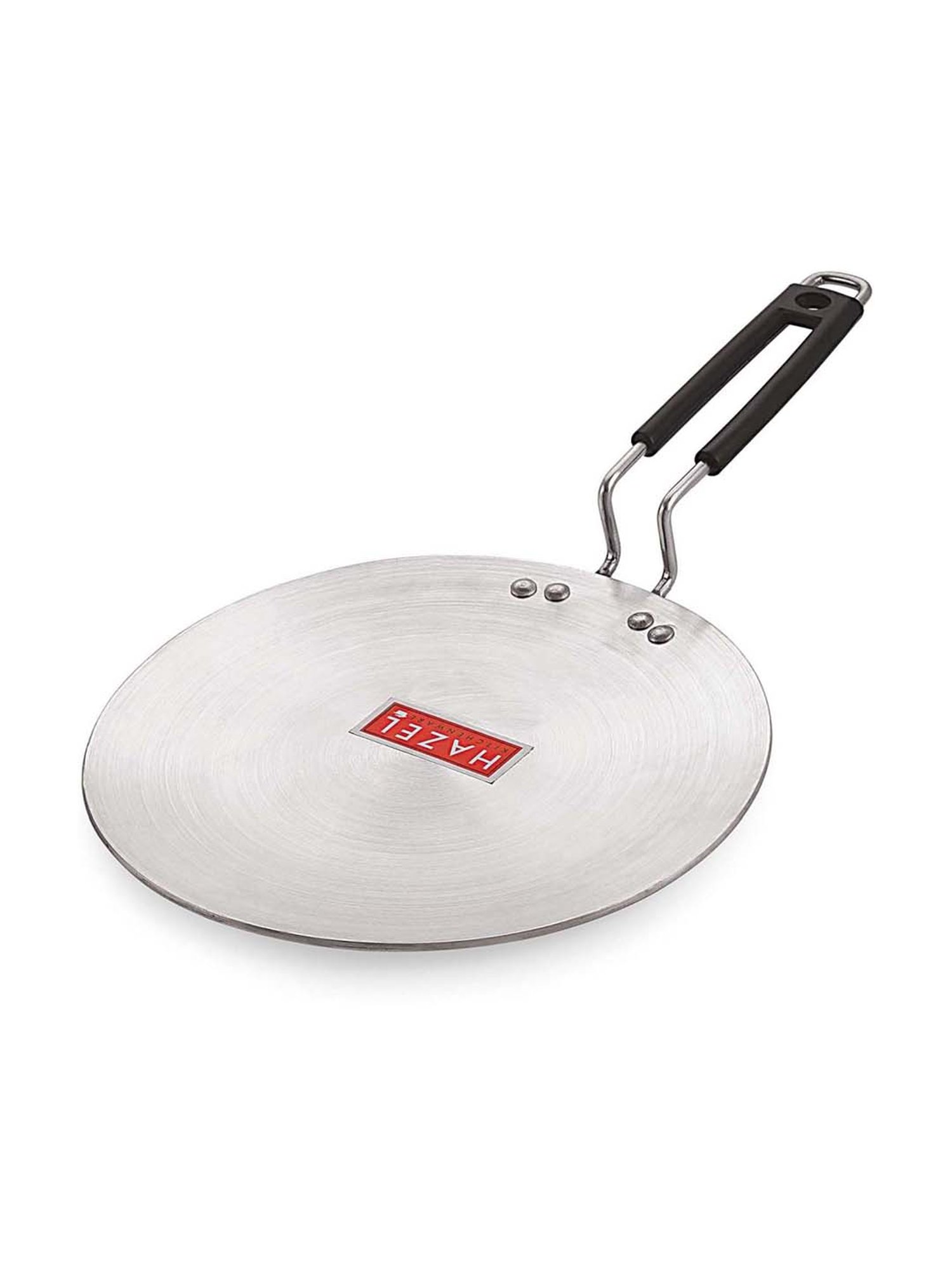 Sumeet Gold Series Pre Seasoned Cast Iron Concave Tawa for Roti 27cm 1.8kg, Gas & Induction-Friendly