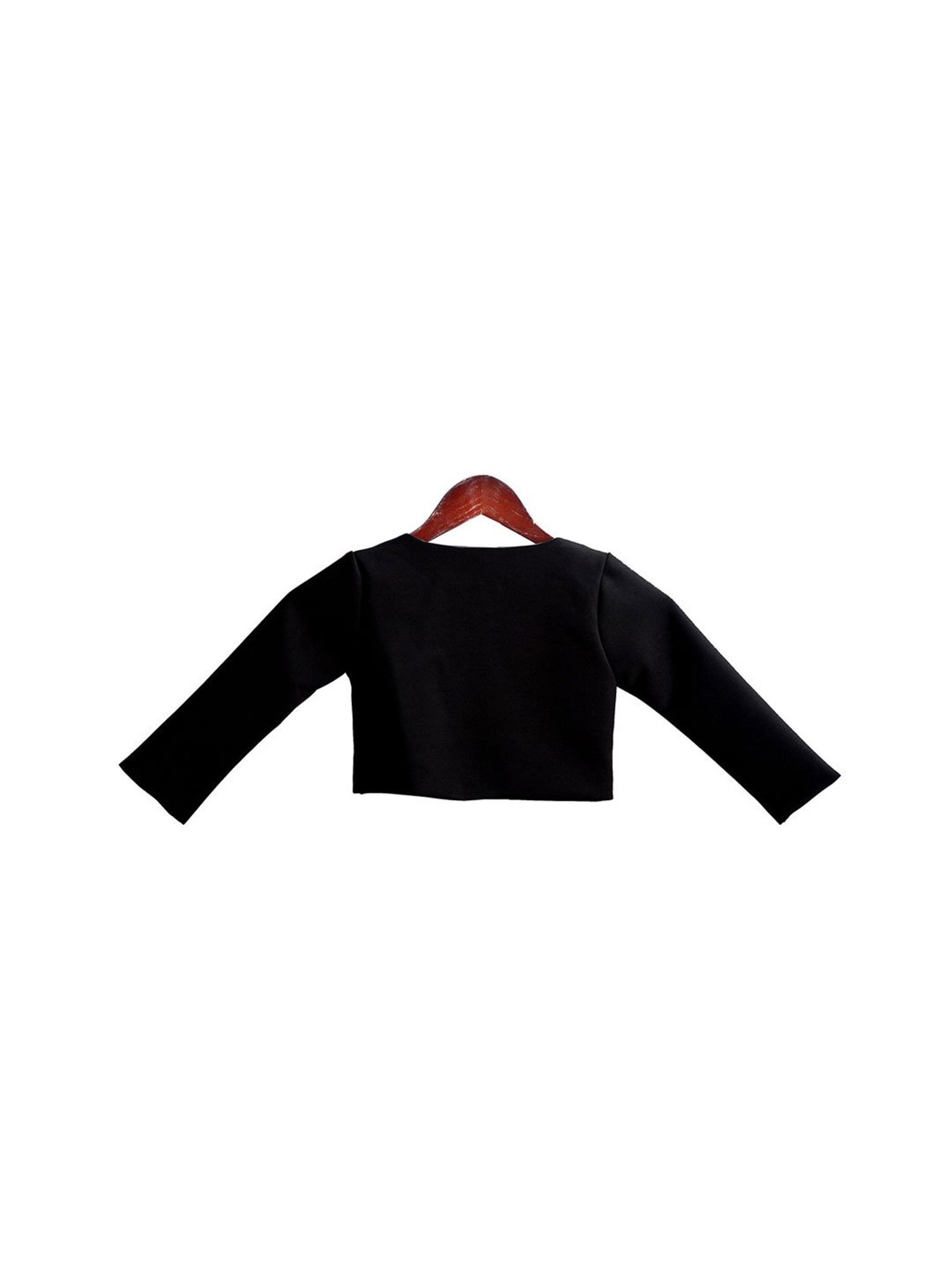 KidsDew Kids Black Solid Shrug