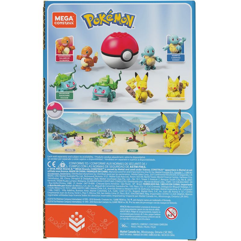 Mega Construx Pokemon Kanto Partners Building Pack