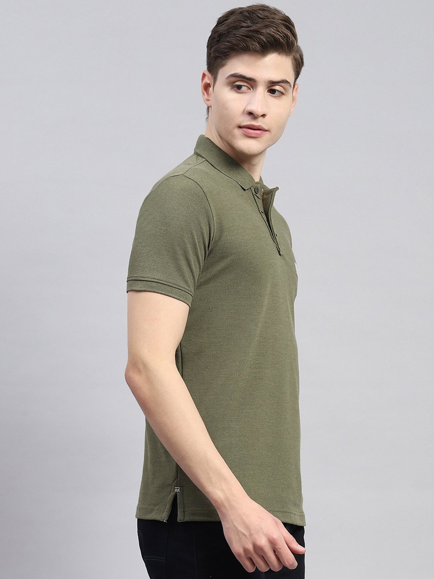 Rock.it Olive Smart Fit Polo T-Shirt
