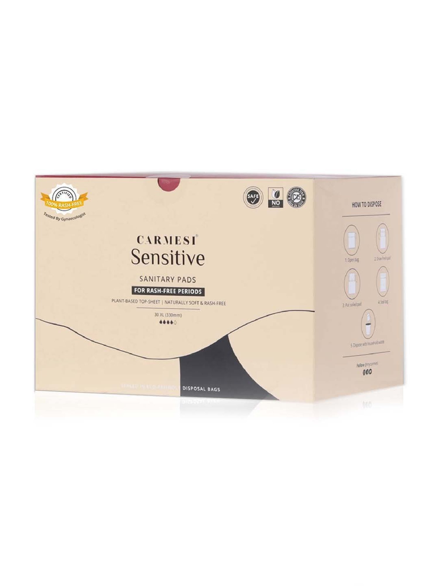 CARMESI Sensitive - 30 Pads - 30 XL