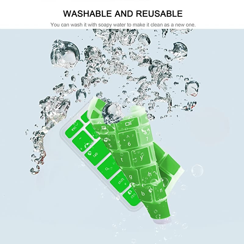 Pack]Keyboard Cover Skin compatible Acer chromebook R11 11.6 inch CB3-131 CB3-13,CB5-13T,CB3-131,Chromebook R 13 keyboard cover, CB5-31T,Chromebook 15,CB3-531 CB3-53CB5-571 C910,Rainbow+clear