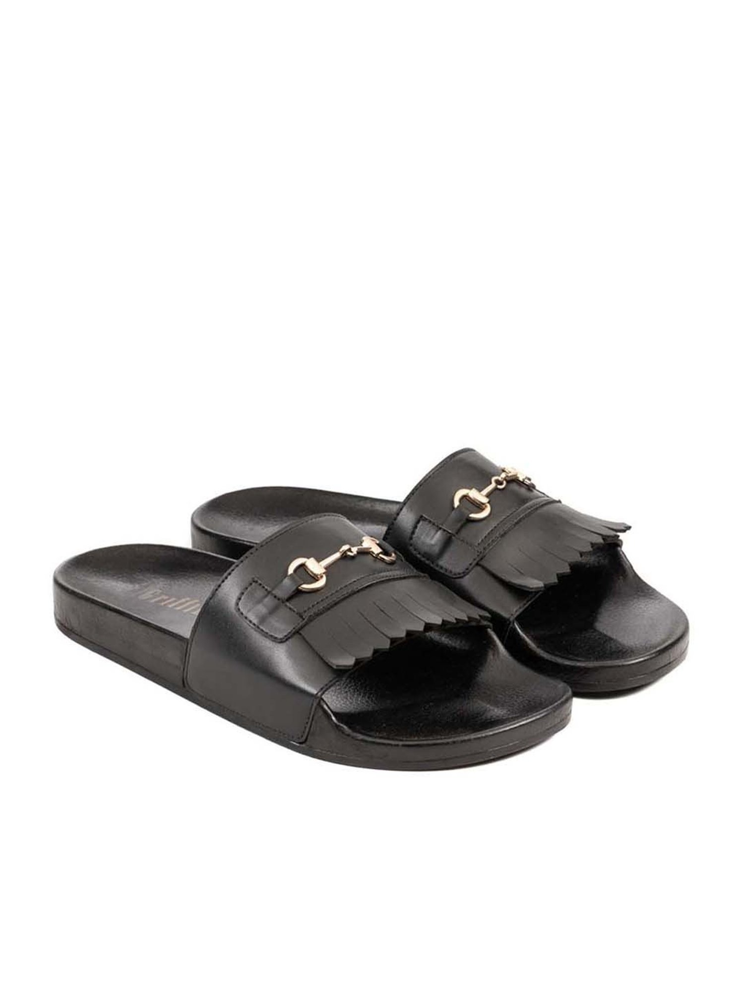 Griffin Men's Black Slides