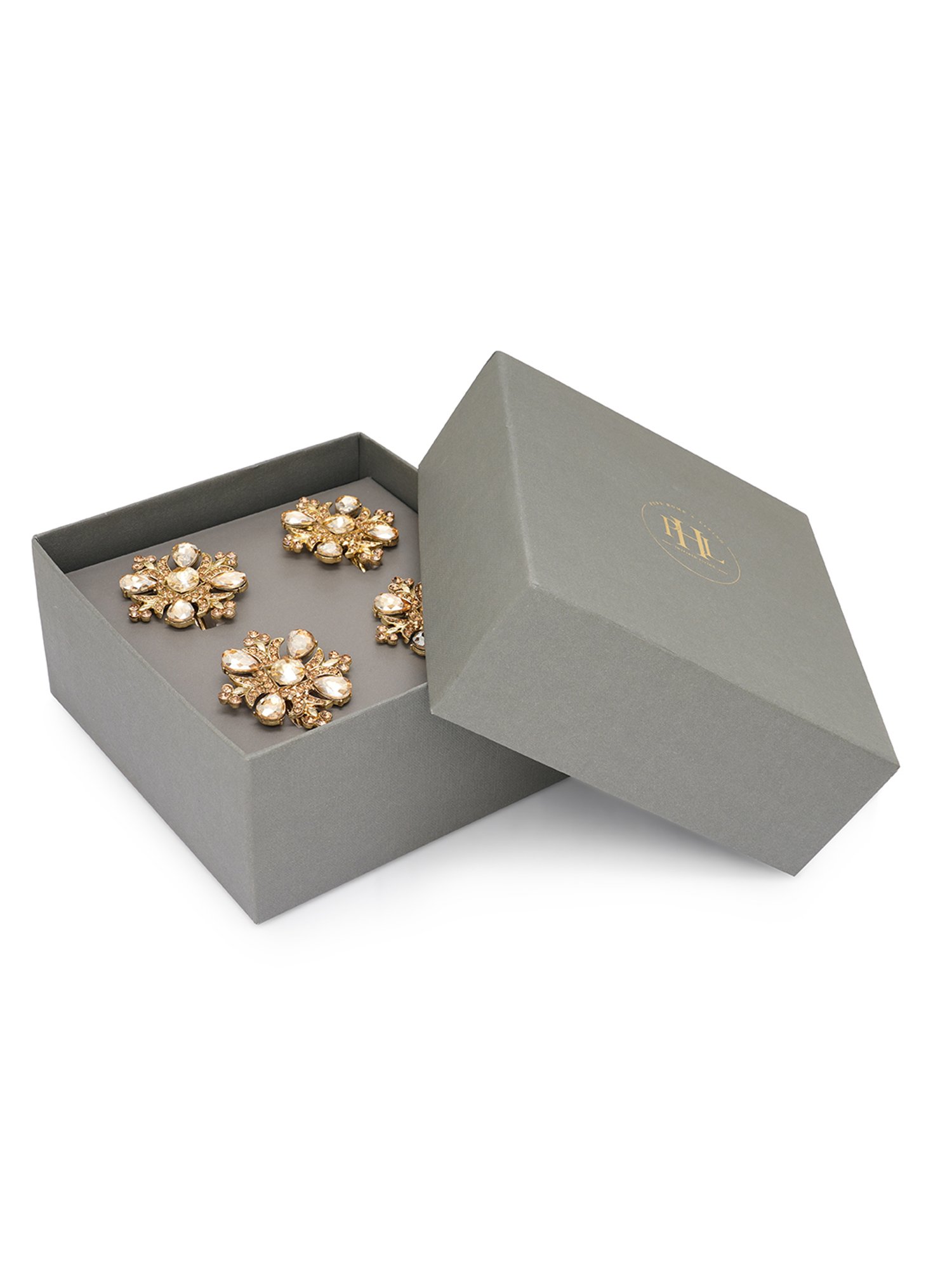 ExclusiveLane The Dancing Peacock Brown Sheesham Wood Napkin Holder - Set of 1