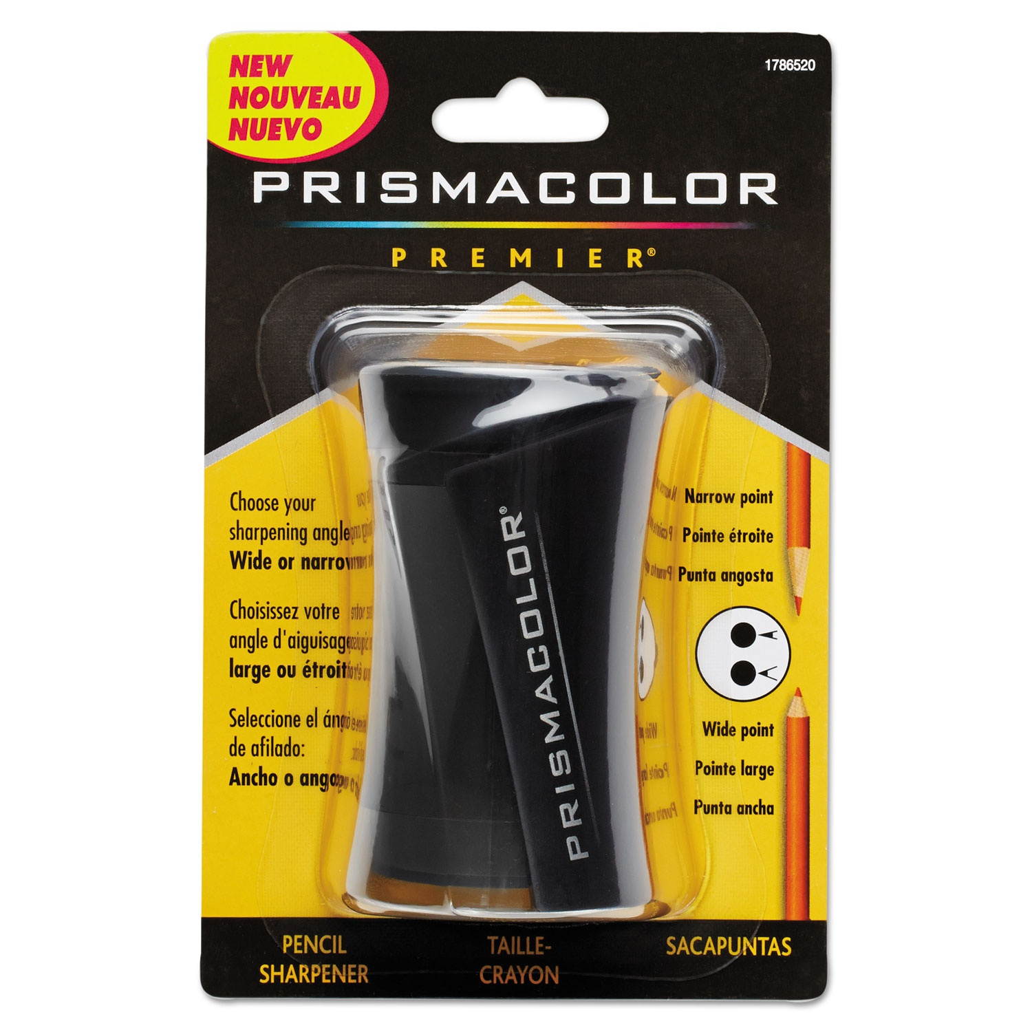 Prismacolor&reg; Premier Pencil Sharpener, Black