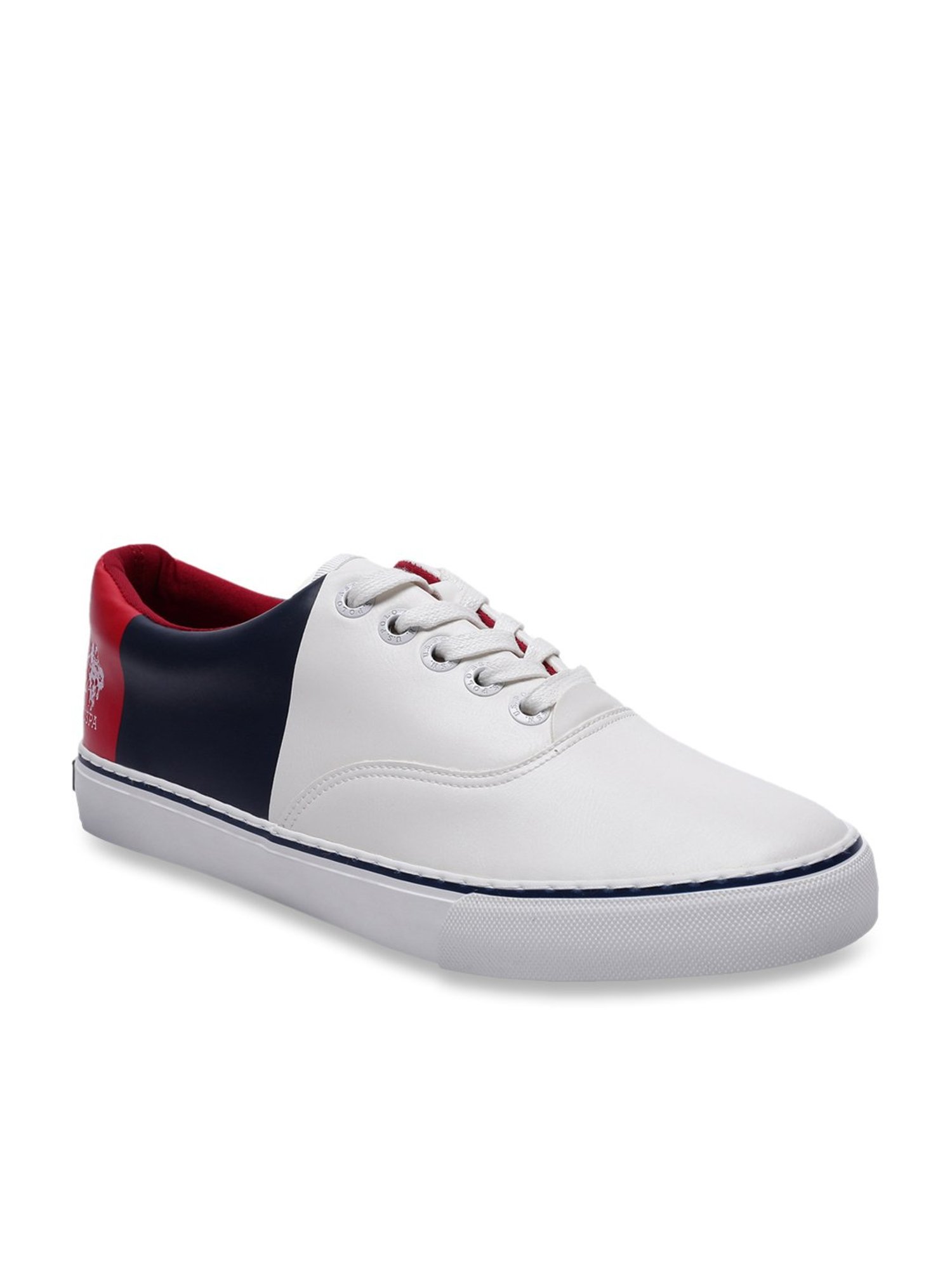 U.S. Polo Assn. Men's Sander Off White Casual Sneakers