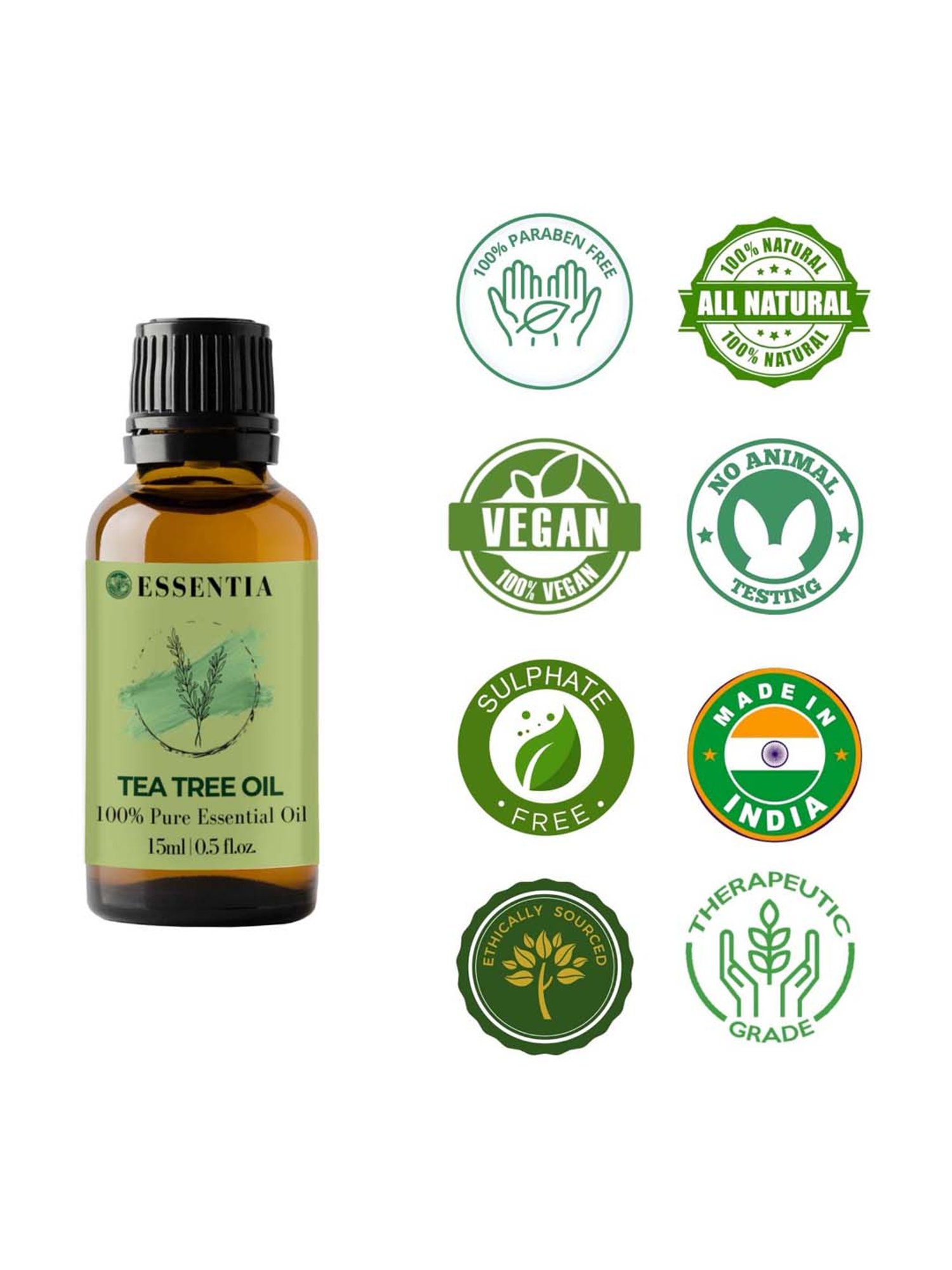 Essentia Extracts Tea Tree Essential Oil - 15 ml