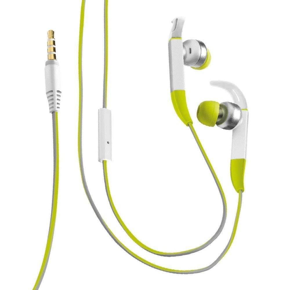 Honsenn Sweatproof Sport Workout Headphones Bass Mic Noise Isolating In-Ear Earbuds for Running Gym Jogging Earphones