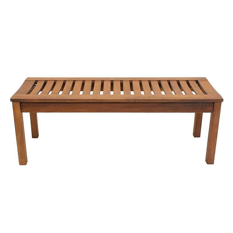 48" Eucalyptus Backless Bench Natural Oil Finish - ACHLA Designs