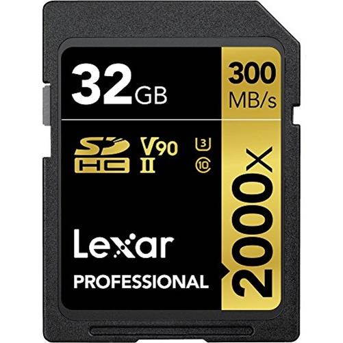 Lexar 32GB PRO SDHC 2000X RDR UII BL NA