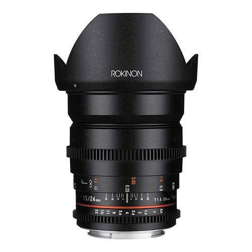 Rokinon 24mm T1.5 Cine Wide Angle Lens for Nikon F Mount #DS24M-N