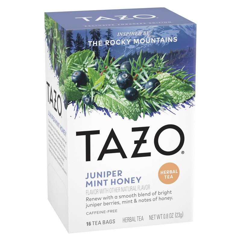 Tazo Herbal Juniper Mint Honey Tea Bags - 16ct