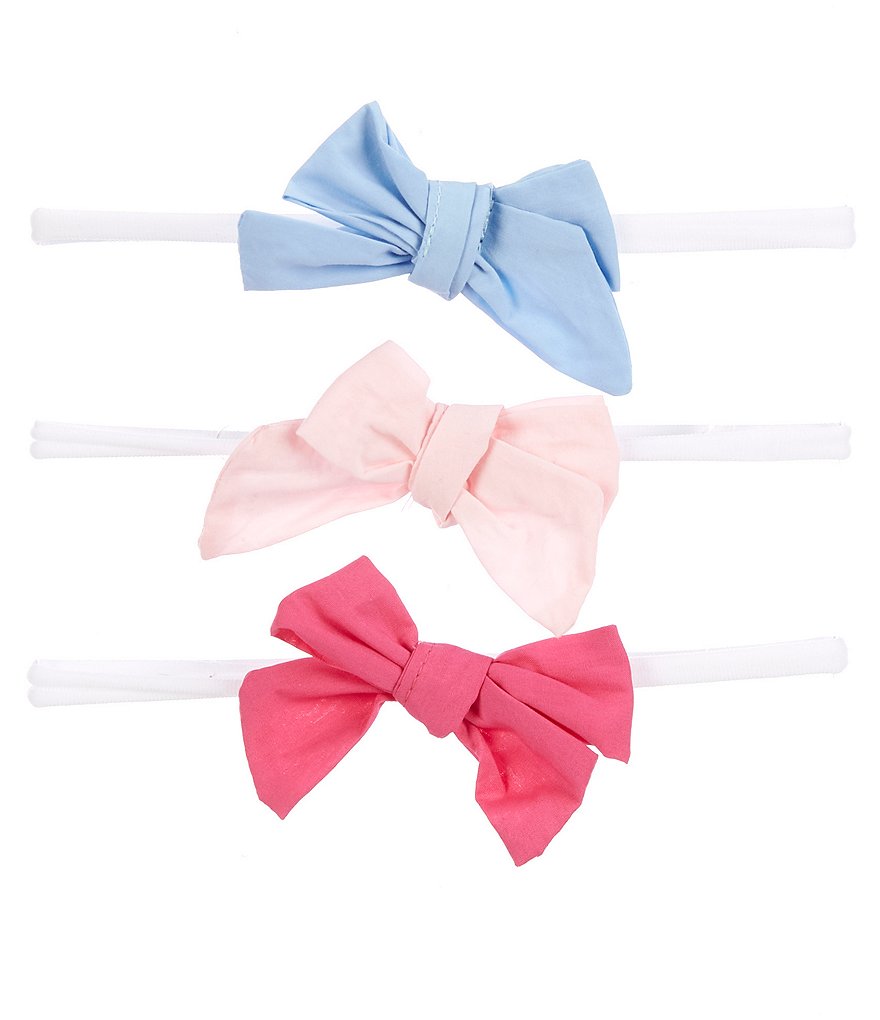 Starting Out Baby Girls 3-Pack Woven Bows