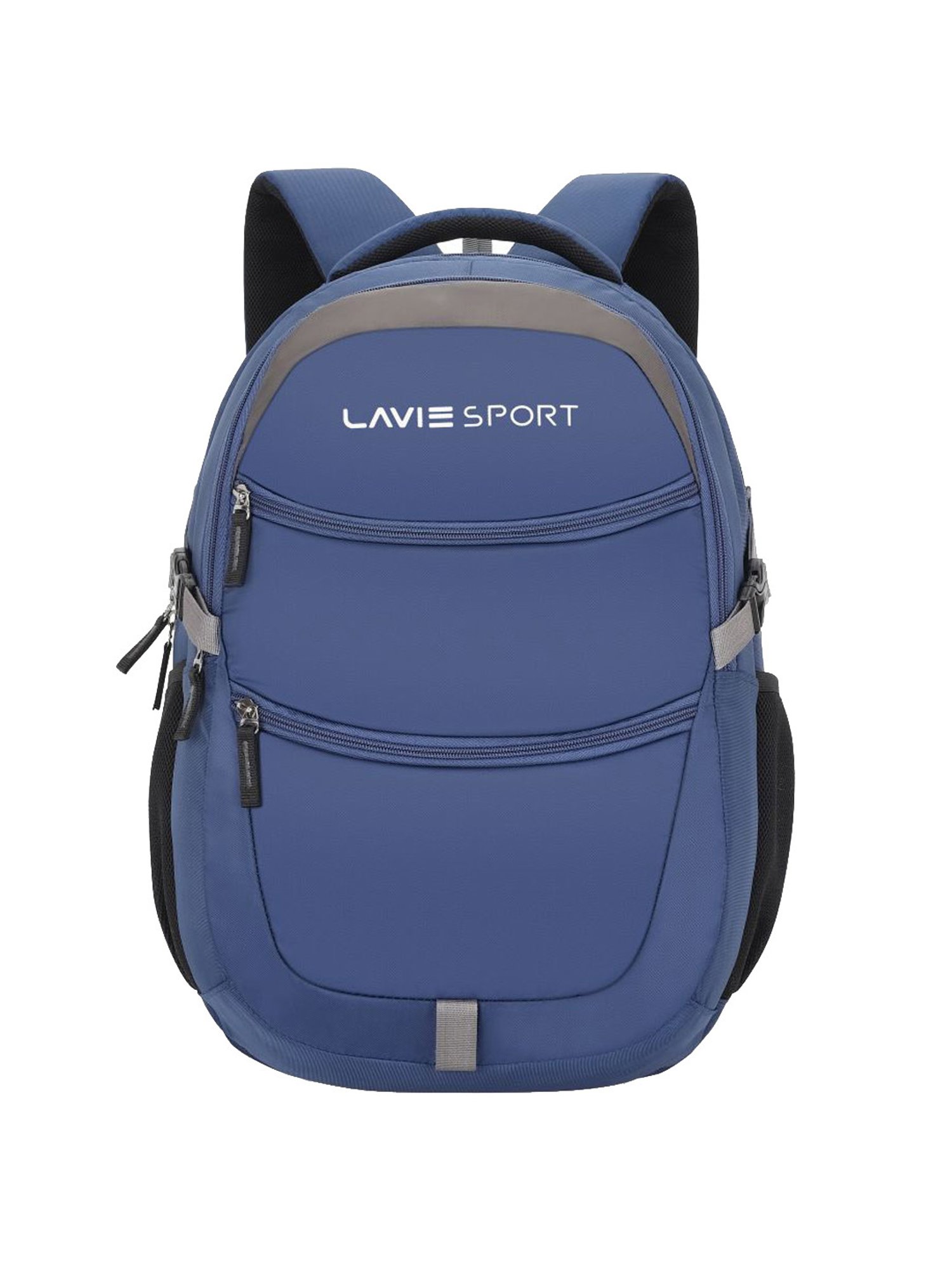 Lavie Sport Triumph Navy Polyester Solid Laptop Backpack - 29 Ltrs