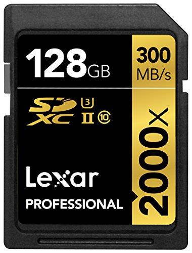 Lexar 128GB PRO SDHC 2000X RDR UII BL NA