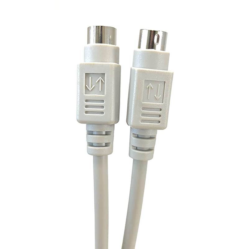 Inc. 10 feet PS/2 Keyboard/Mouse Extension Cable Mini Din 6 M/F (M05-201)