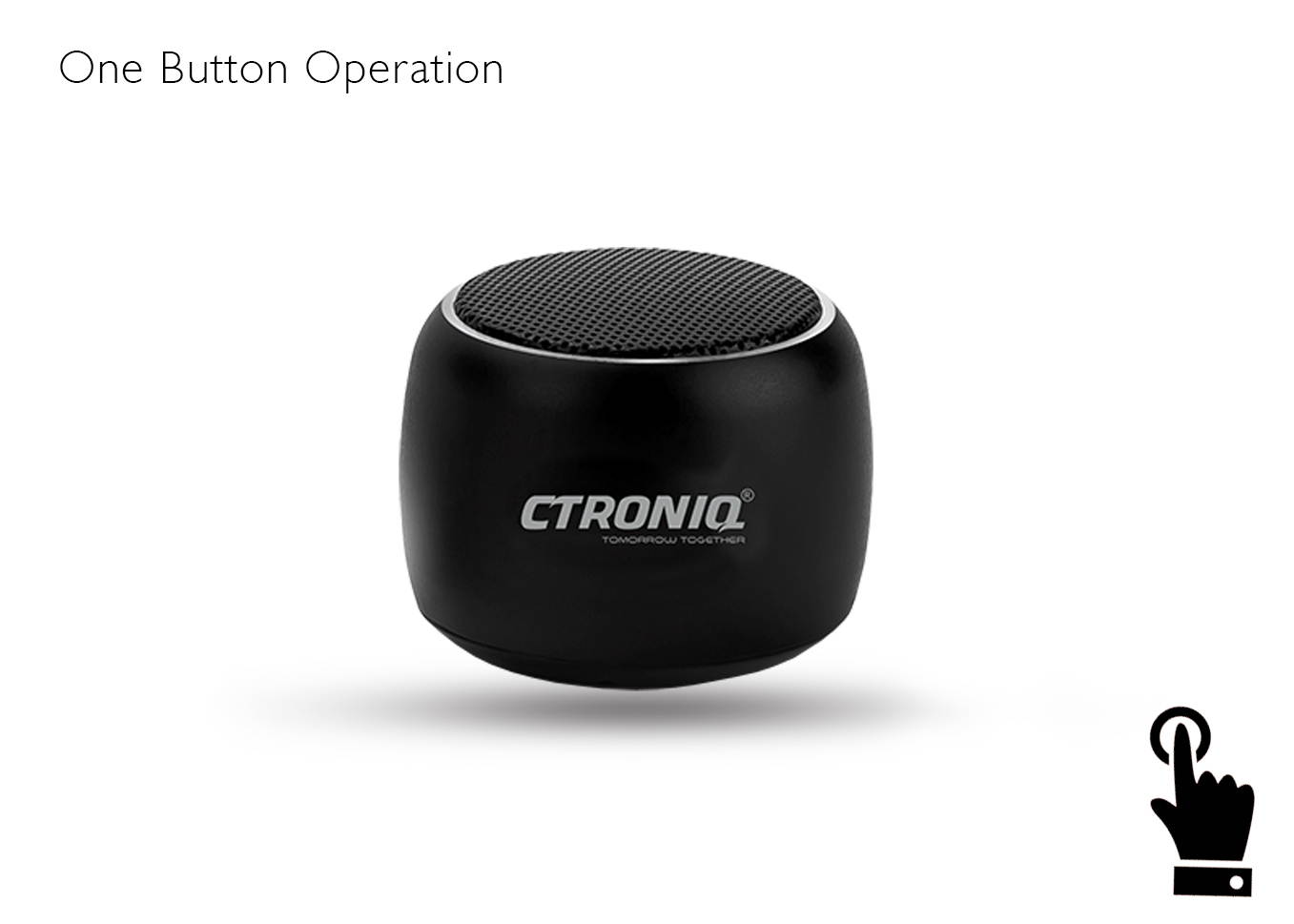 Ctroniq Elari Nanobeat Portable BT Speaker, Black