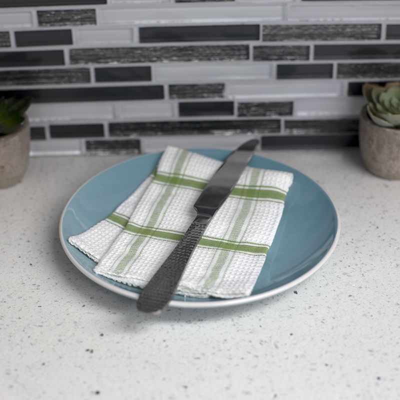 Home Basics Hammered Stainless Steel Dinner Knives, (Pack of 4), Silver