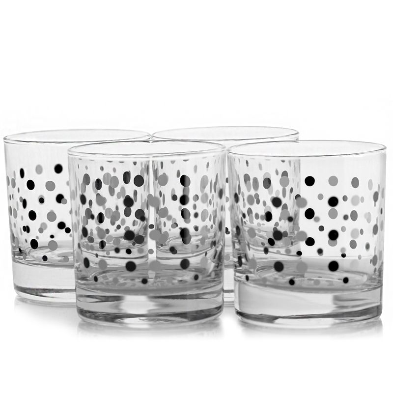 Pasabahce Istanbul 4 Piece 10.25 Ounce Double Old Fashioned Glass Cup Set