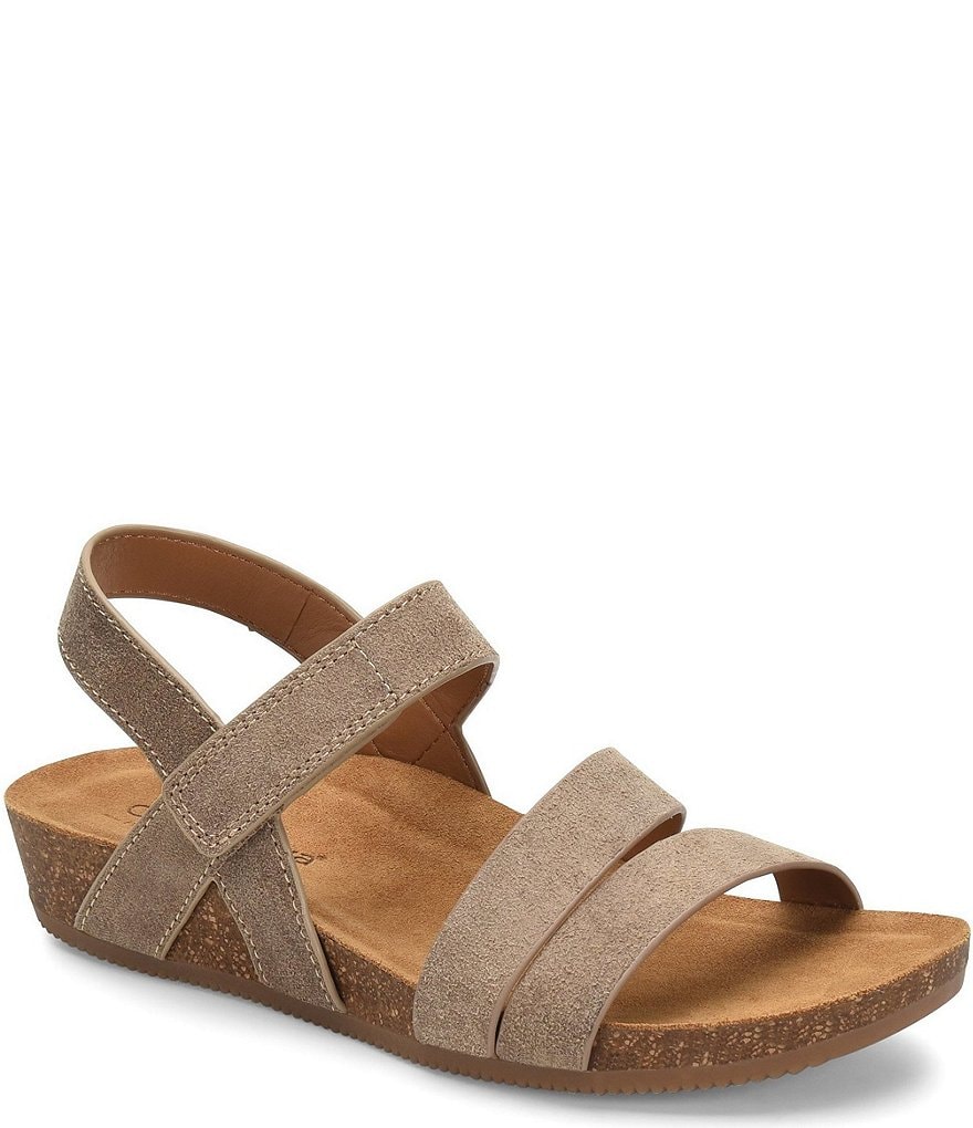 Comfortiva Gardena Suede Footbed Sandals