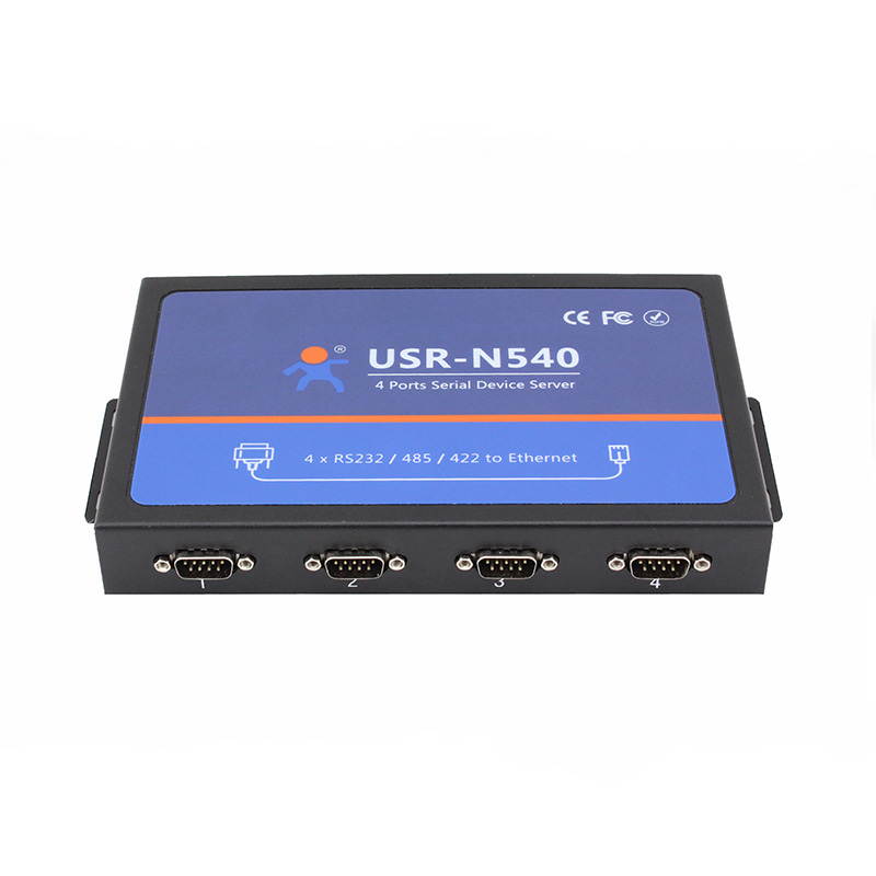 4 Serial Port RS232/RS485/RS422 to Ethernet Converter
