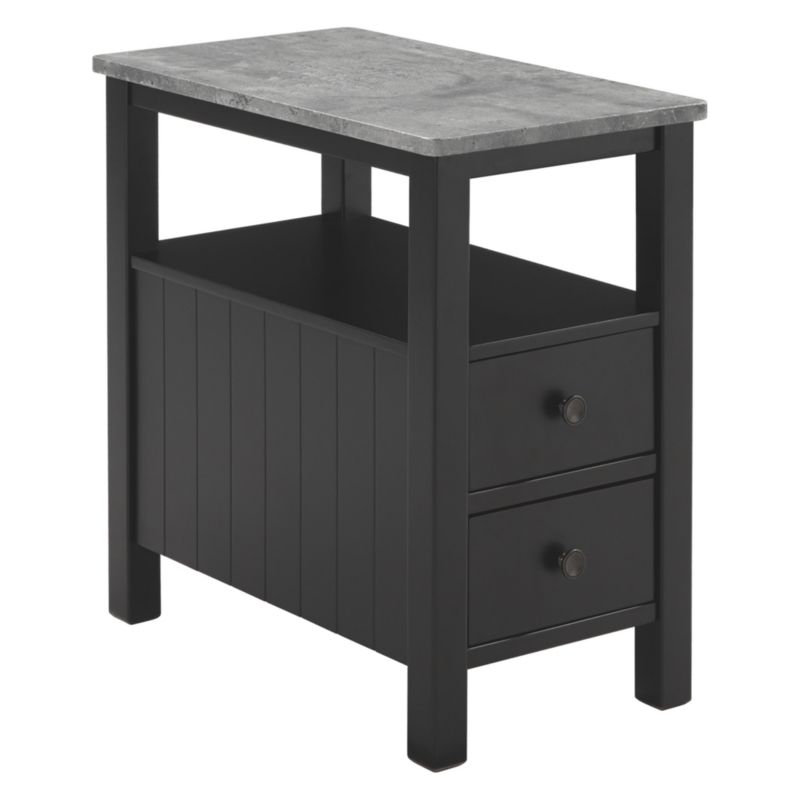 Ezmonei Chair Side End Table Black/Gray - Signature Design by Ashley