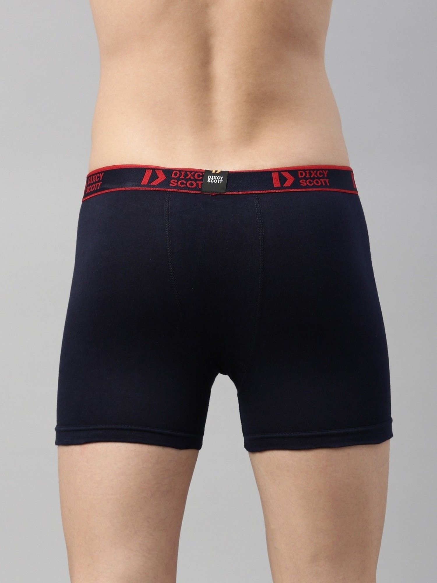 Dixcy Scott Originals Navy Cotton Regular Fit Trunks