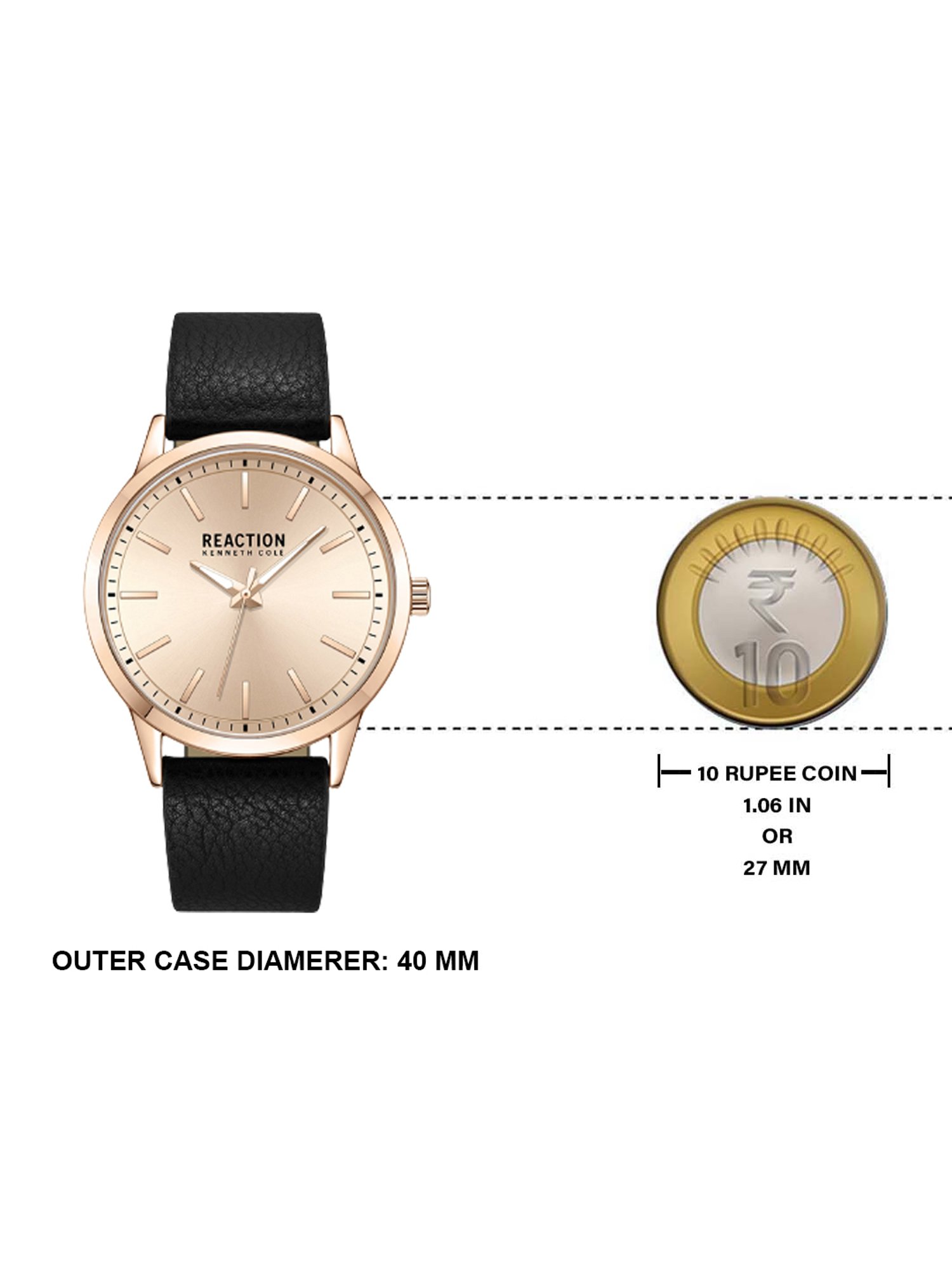 Reaction Kenneth Cole KRWGA9007402 Analog Watch for Men