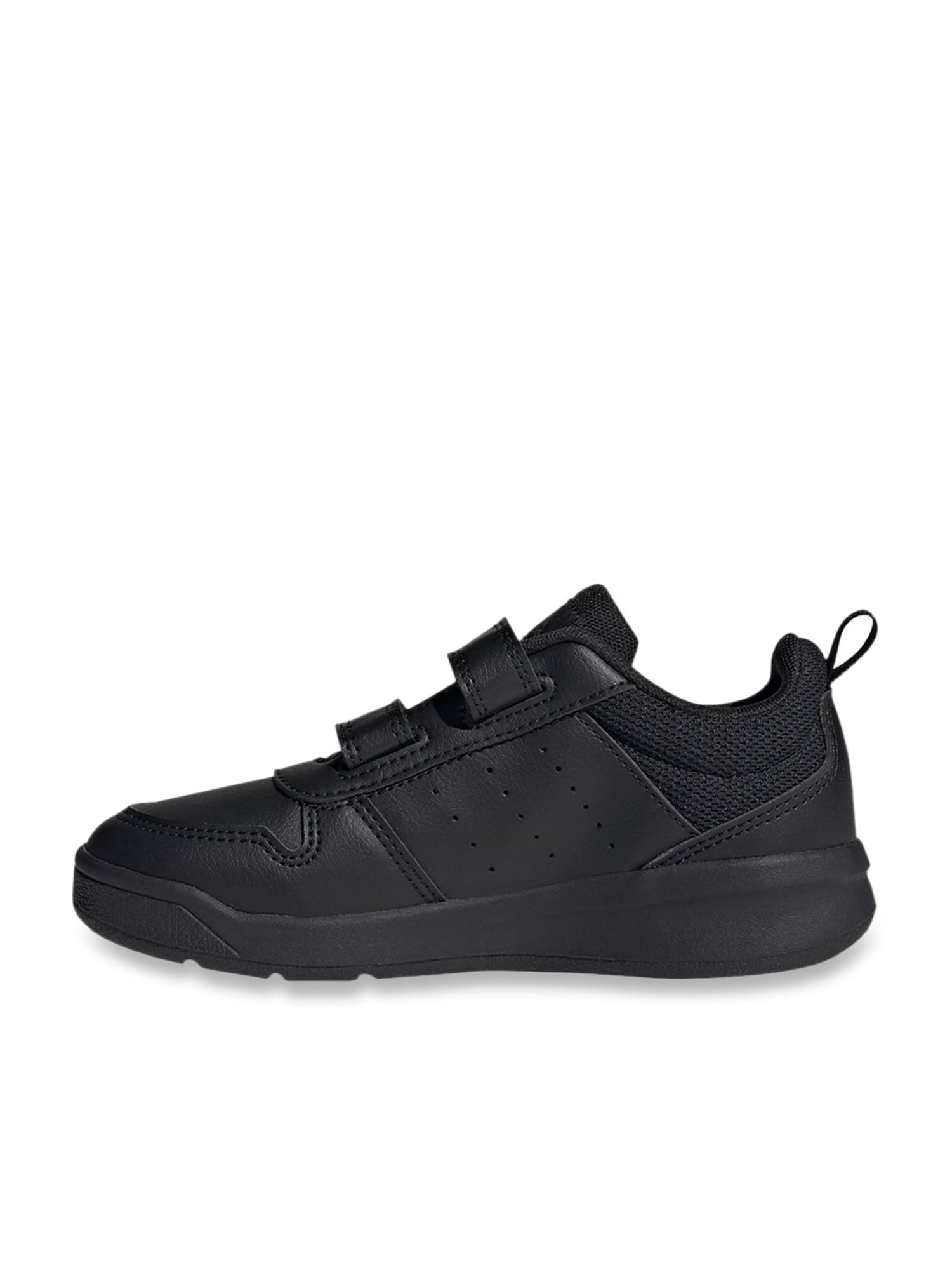 Adidas Kids's Tensaur C Black Running Shoes
