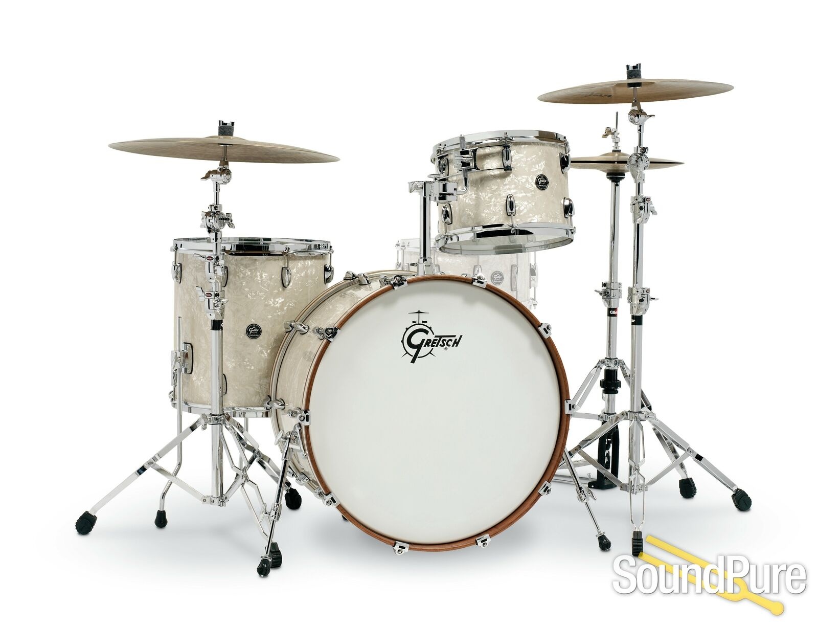 Gretsch 3pc Renown Drum Set Vintage Pearl RN2-R643