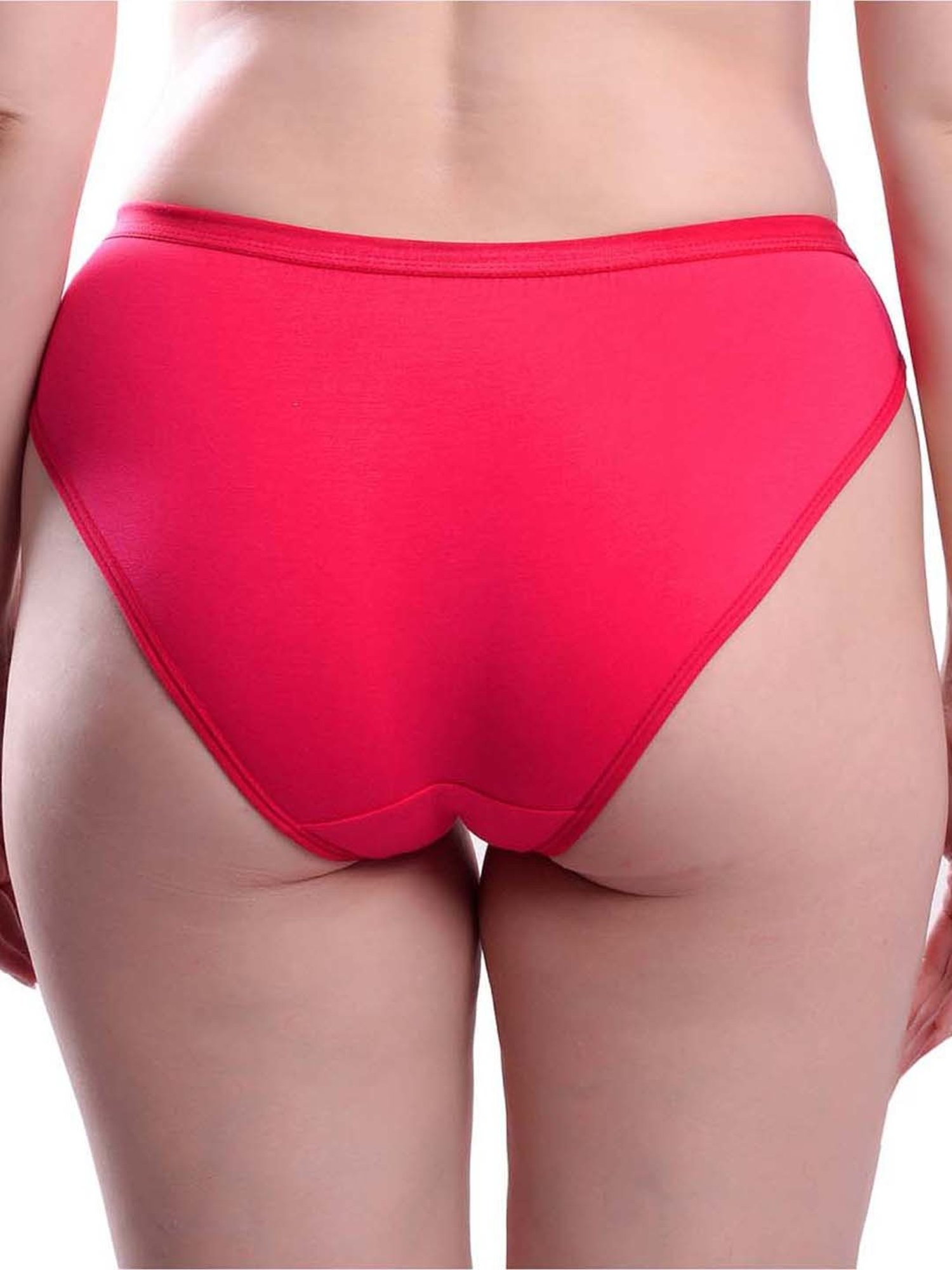 AROUSY Blue & Black Cotton Bikini Panties - Pack Of 5