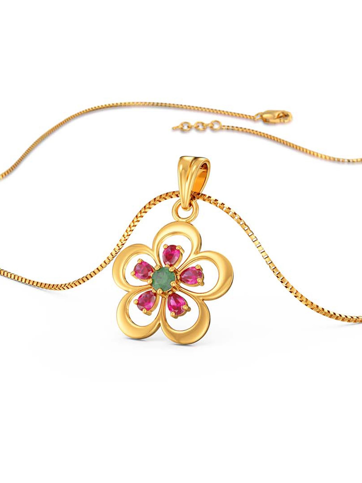 Joyalukkas 22k Gold Gemstone Pendant