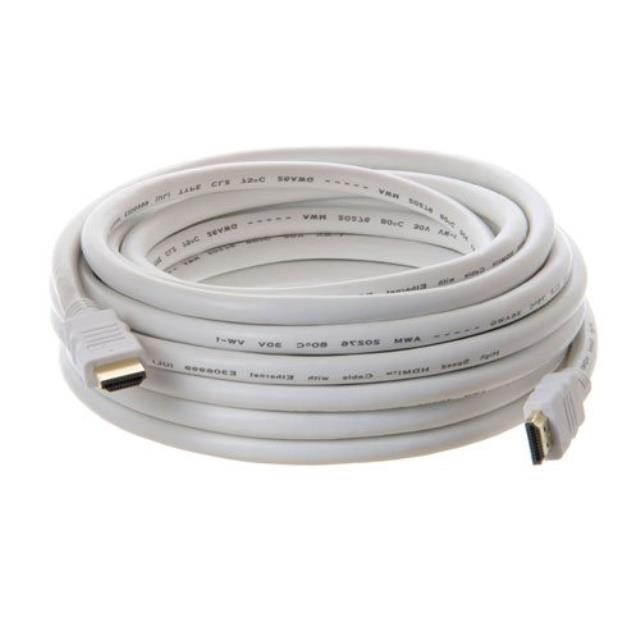 26awg high speed hdmi cable with ethernet 25 feet - supports 3d and audio return, white