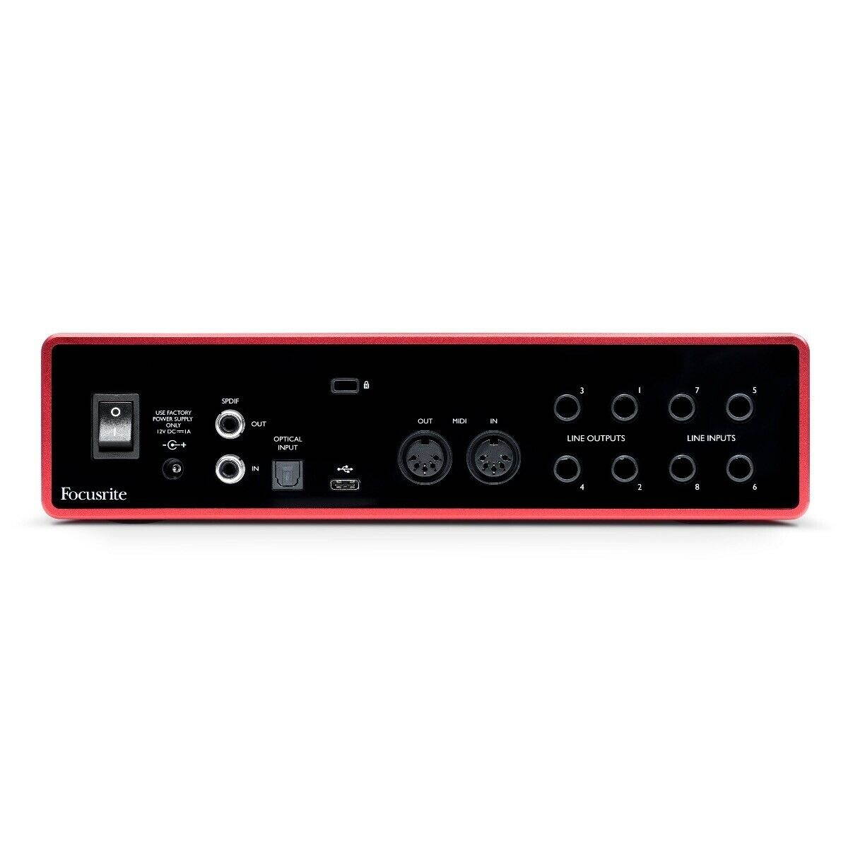 Focusrite Scarlett 18i8 (3rd Gen) USB Audio Interface