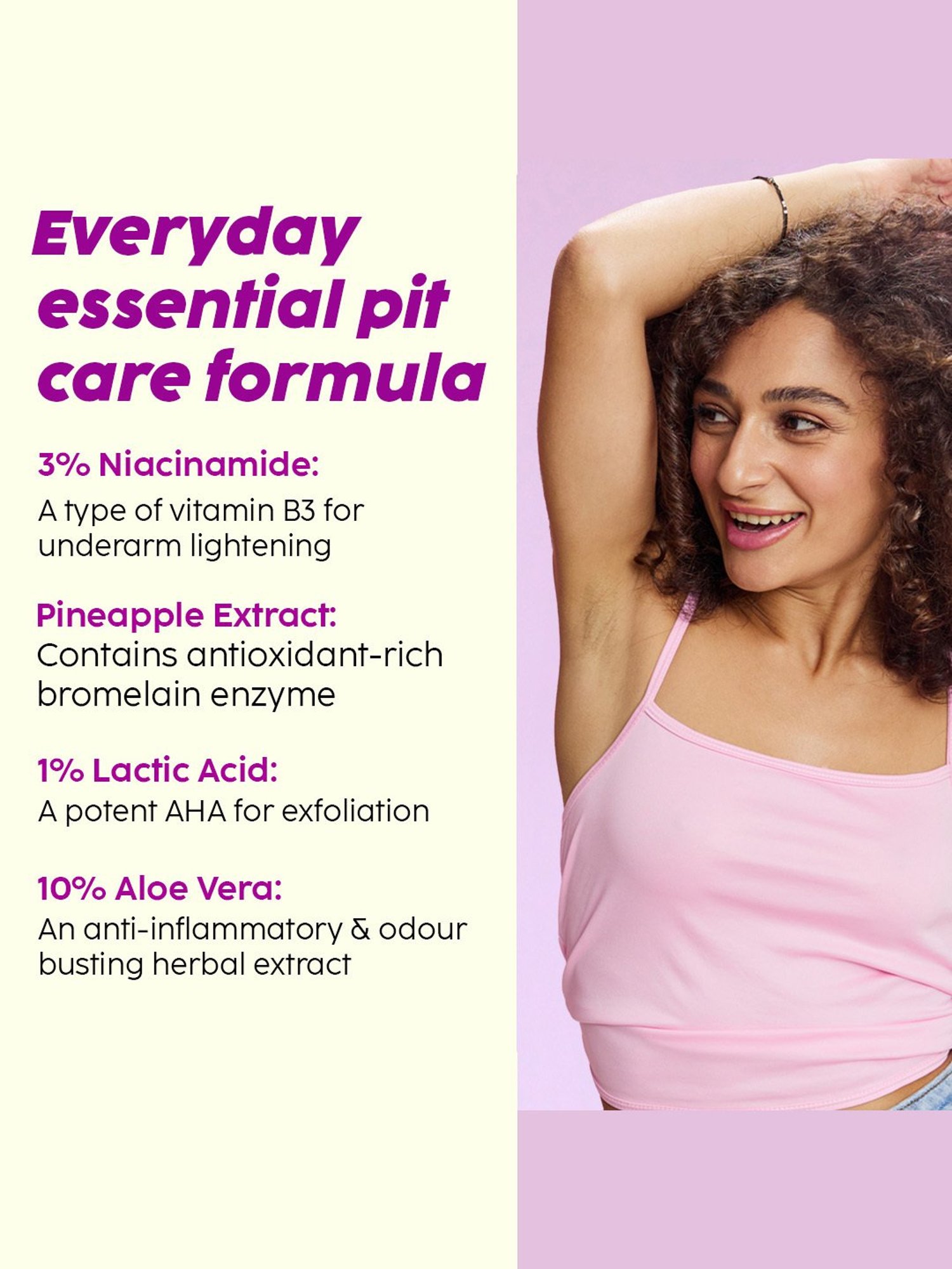 PLIX THE PLANT FIX Pineapple Underarm Polish Serum Spray - 100 ml