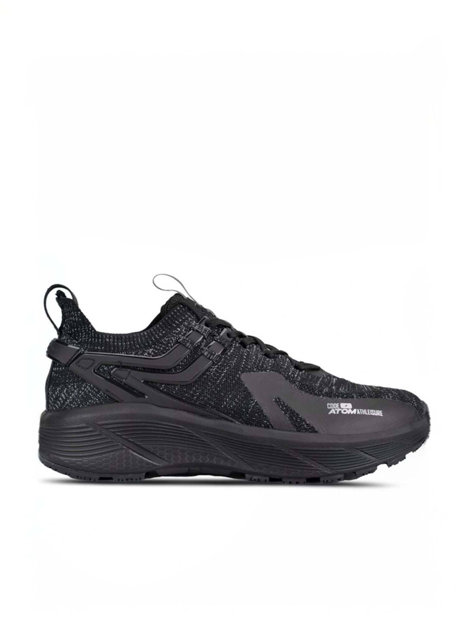 Atom Men's CloudRunner Black Running Shoes