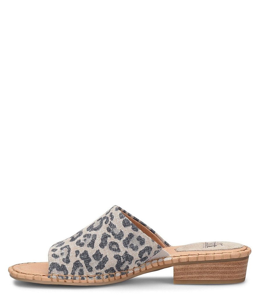 Sofft Nalanie Leopard Print Slides