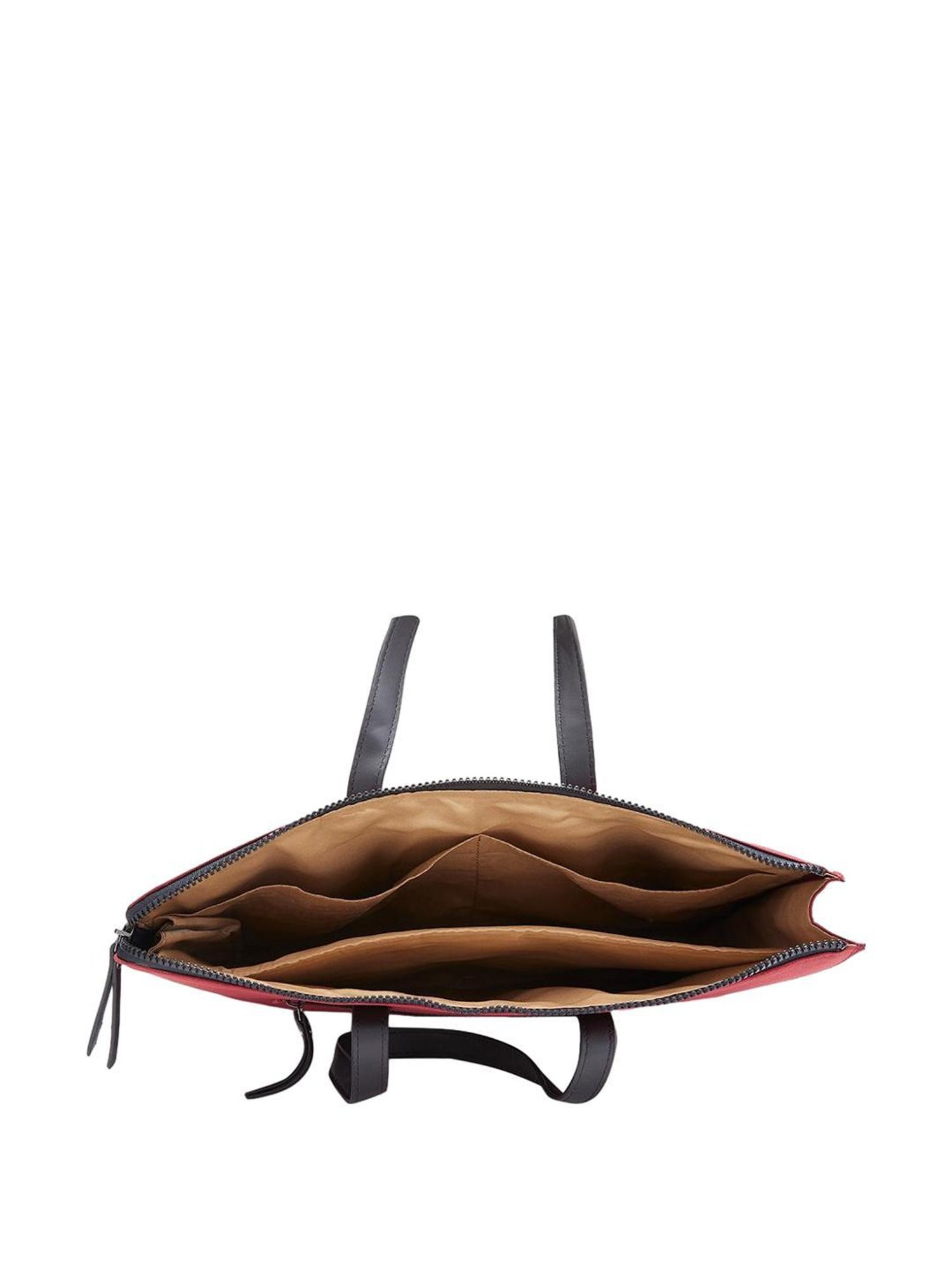 Caprese Rogue Red Solid Large Laptop Messenger Bag