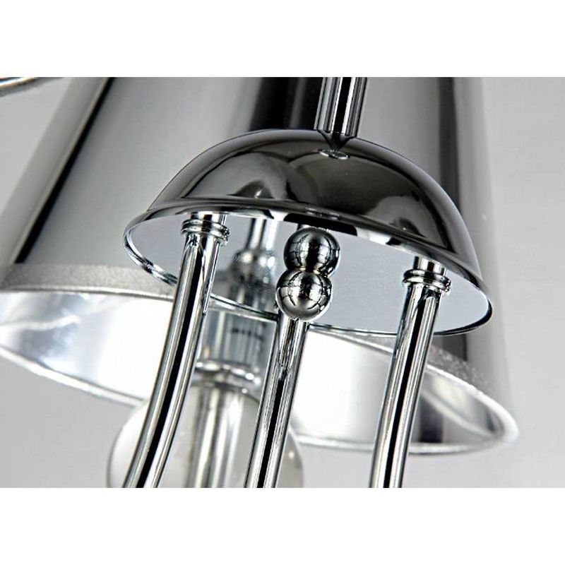 22" x 24" x 29" Leto Chrome Chandelier Silver - Warehouse of Tiffany