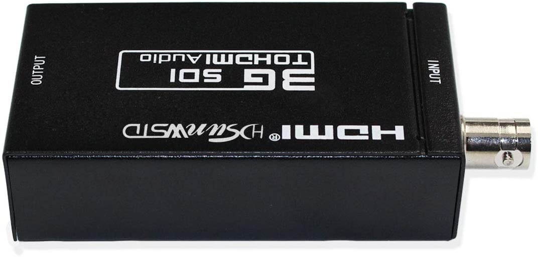 SDI to HDMI Adapter Video Converter Mini 3G HD 720p/1080p Sdi Hdmi Adapter for HD-SDI and 3G-SDI Signals