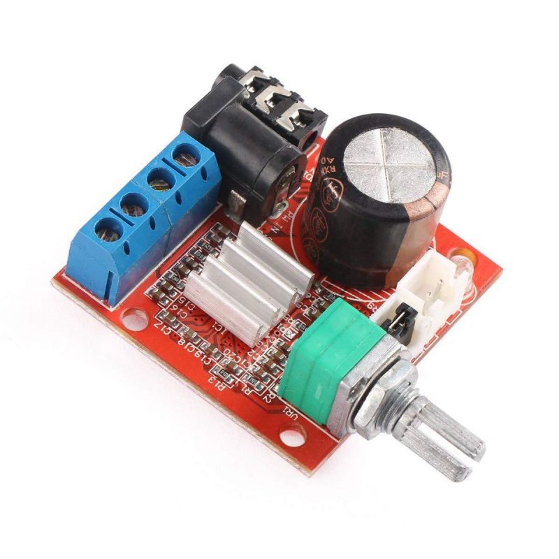 10W +10W PAM8610 D Class Dual-channel HIFI Audio Amplifier Board By Atomic Market