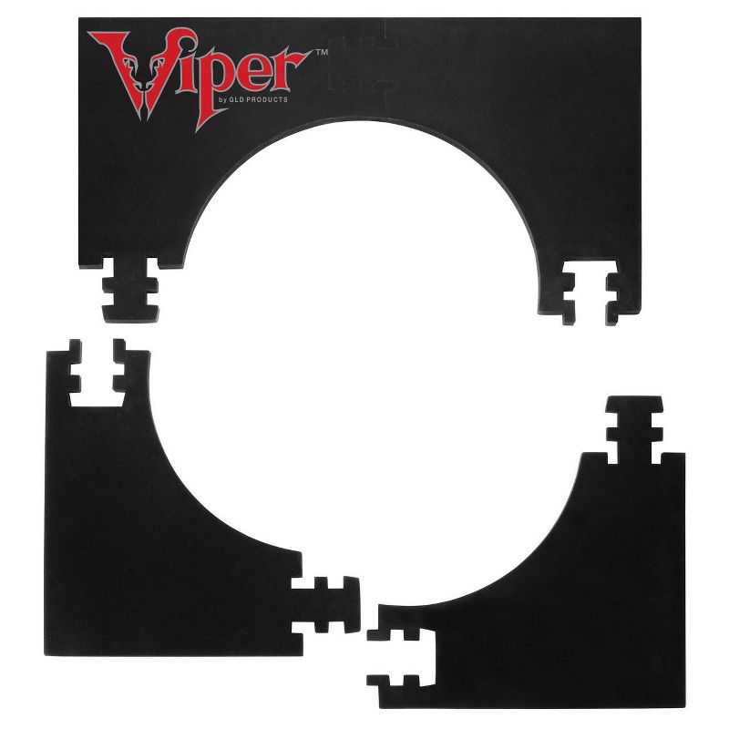 Viper Defender II Steel Tip Dart Wall Protector Square Backing Surround, Black