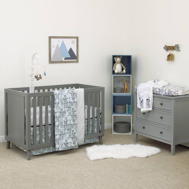 NoJo Dwellstudio Bear Hugs Nursery Crib Musical Mobile - Bear Mountains