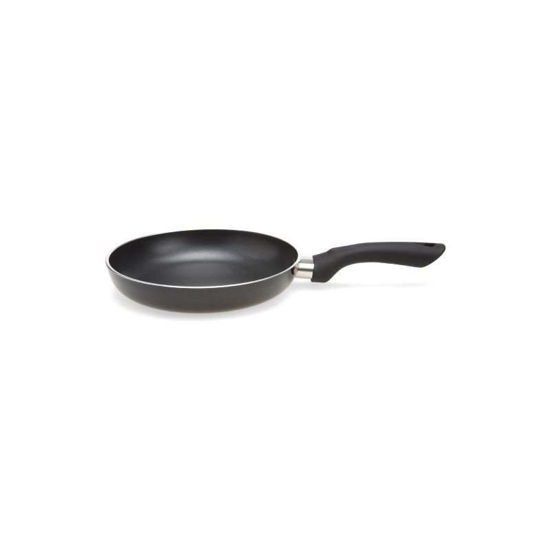 Non-Stick Fry Pan With Handle, Aluminum, 8", Black